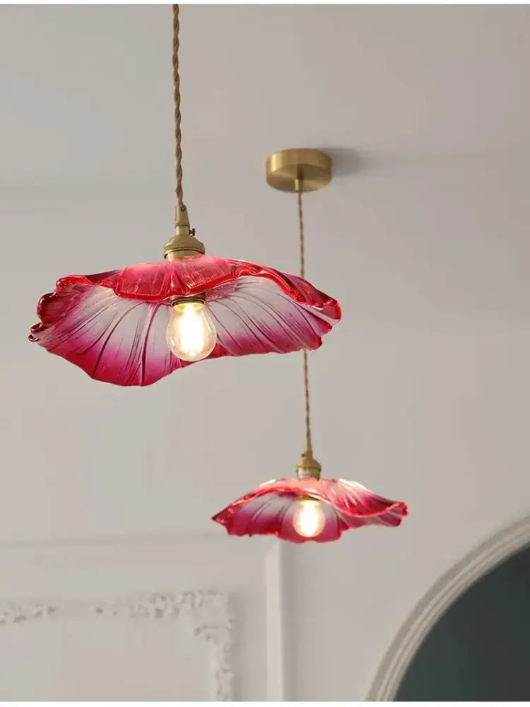 Green Leaf Ceiling Light