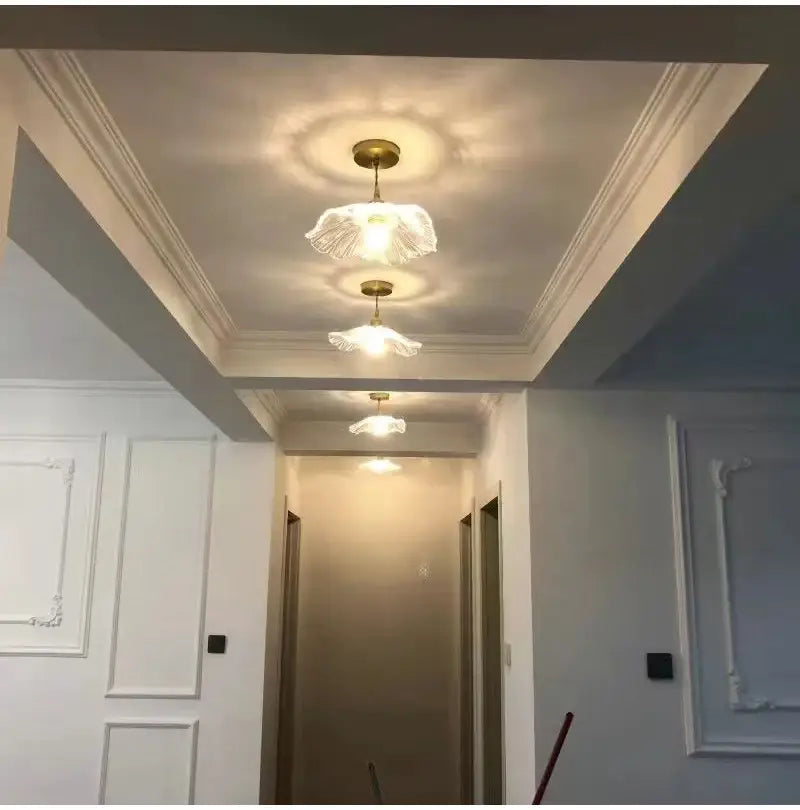 Green Leaf Ceiling Light