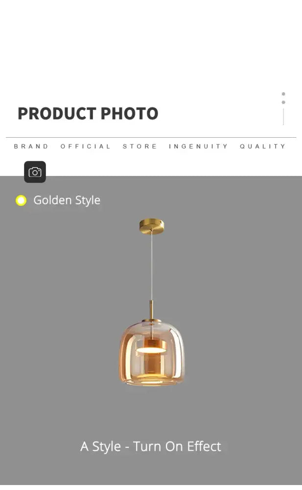 Nordic Glass Pendant Lamp