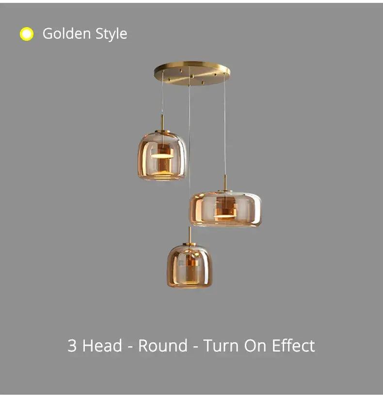 Nordic Glass Pendant Lamp