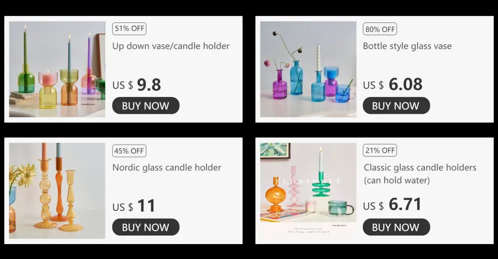 Clear Ribbed Glass Vase