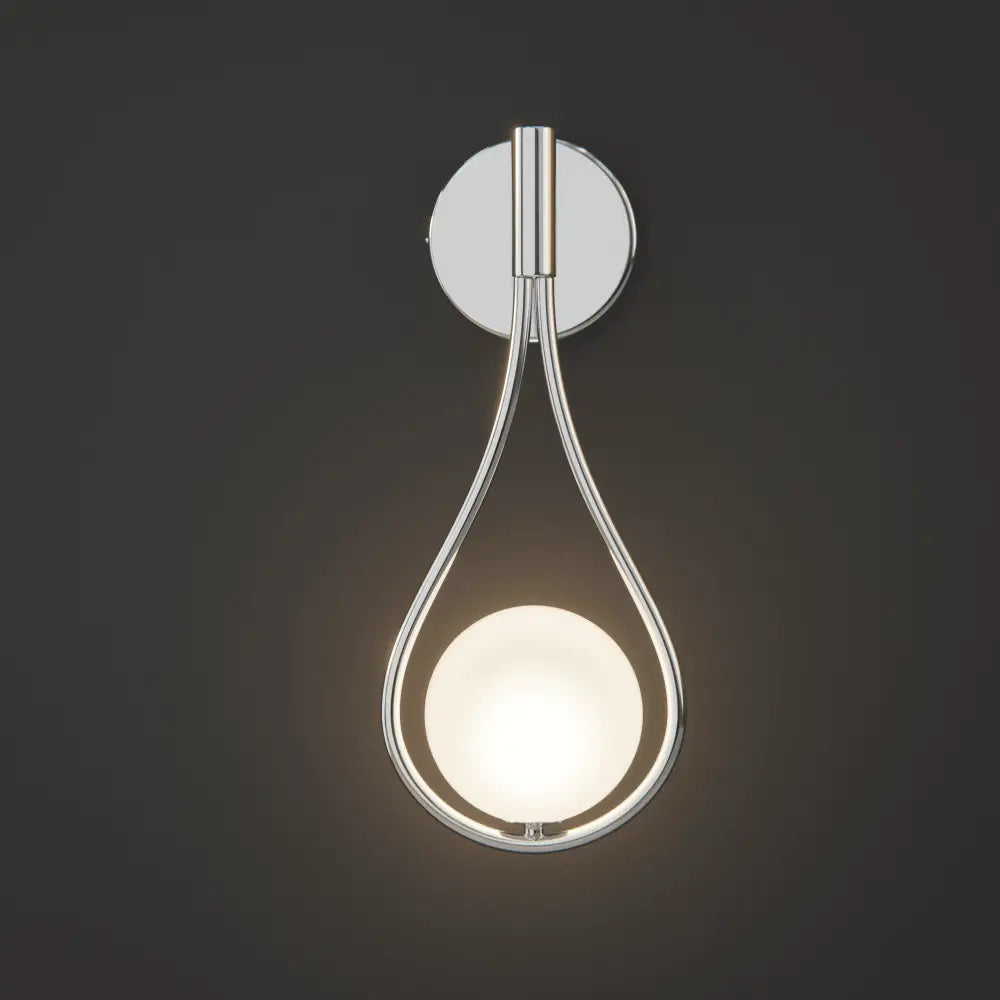 Black Teardrop Wall Sconce