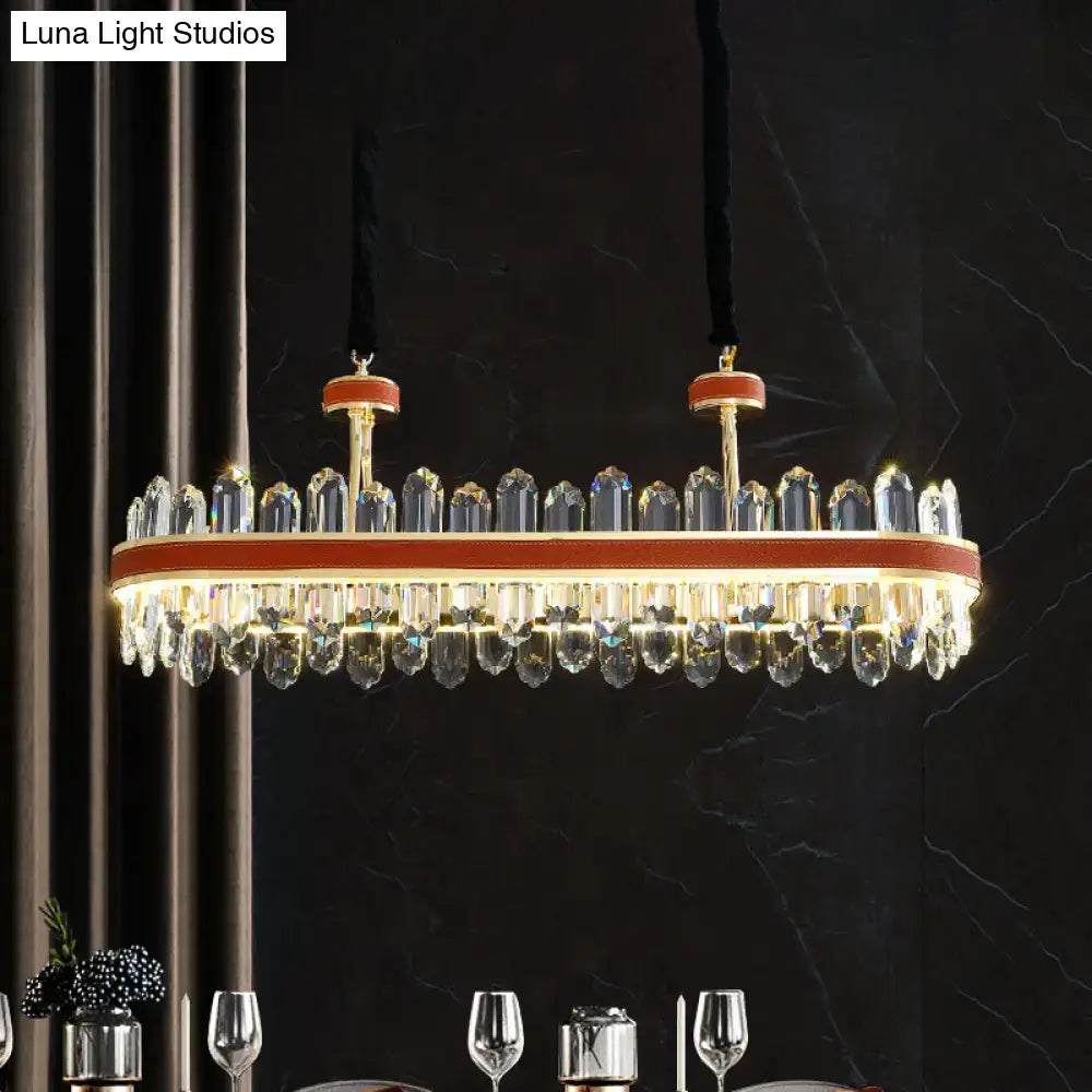 Red Gold Crystal Light