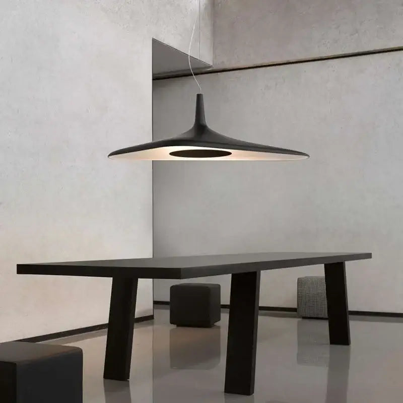Black Disc Pendant Lamp