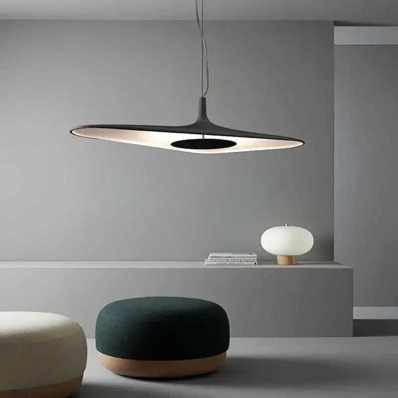 Black Disc Pendant Lamp