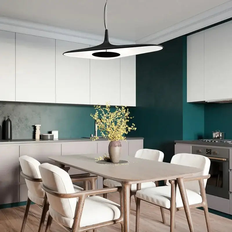 Black Disc Pendant Lamp