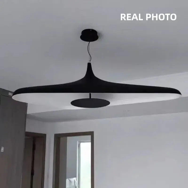 Black Disc Pendant Lamp