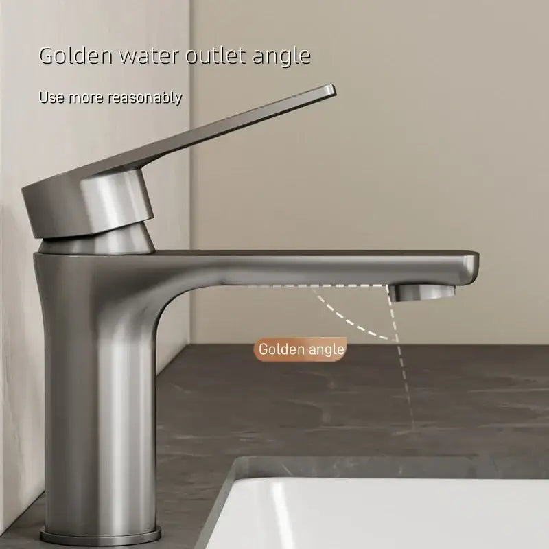 Grey Single Handle Faucet