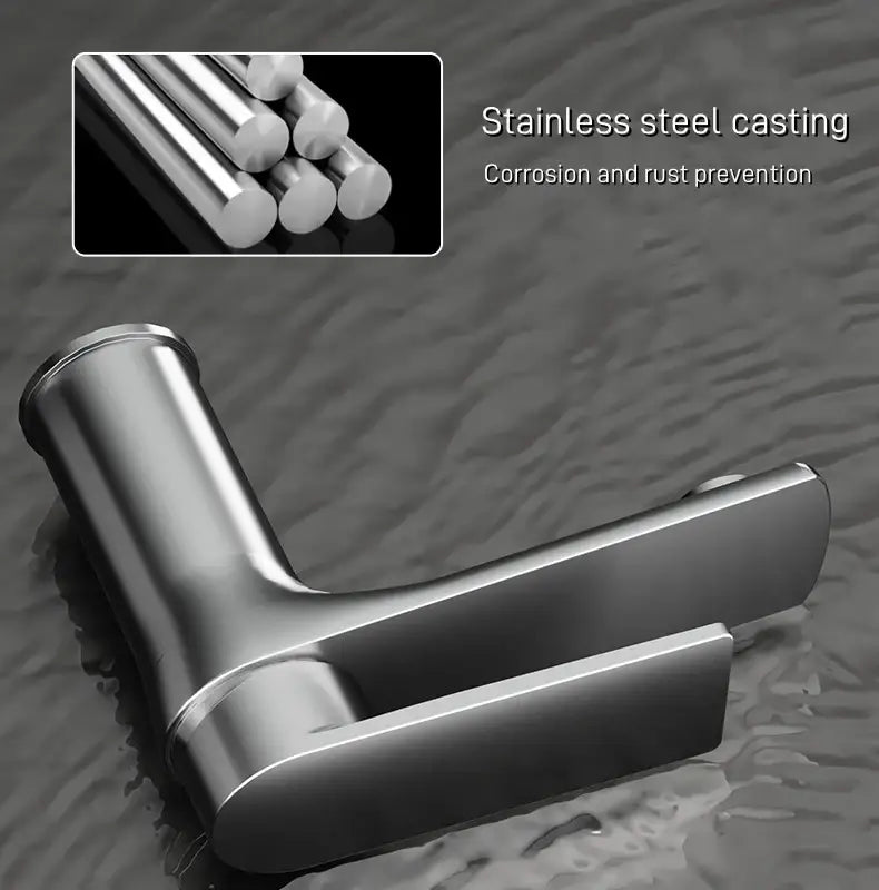 Grey Single Handle Faucet