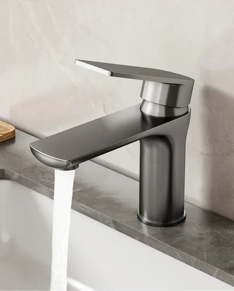 Grey Single Handle Faucet
