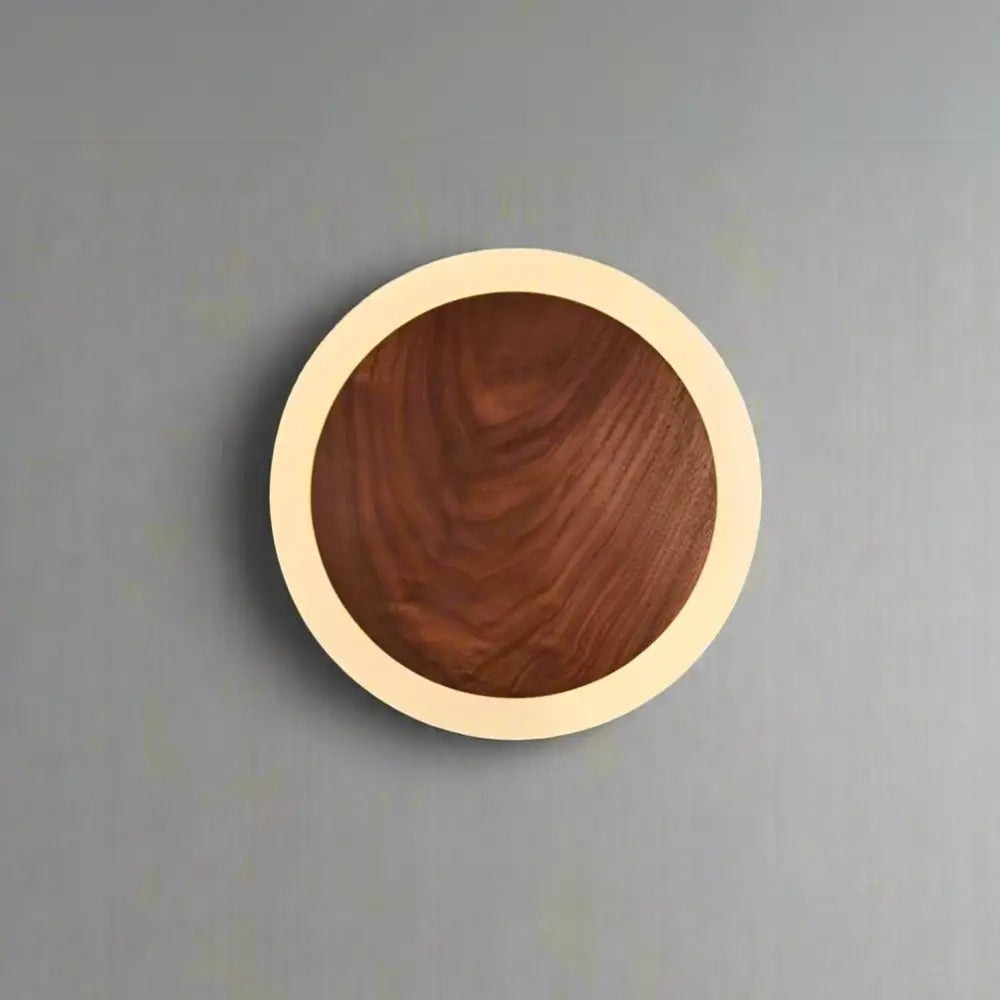 Walnut LED Wall Sconce