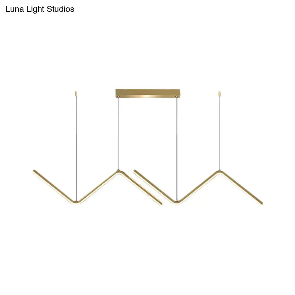 Black Gold Metal Lamp