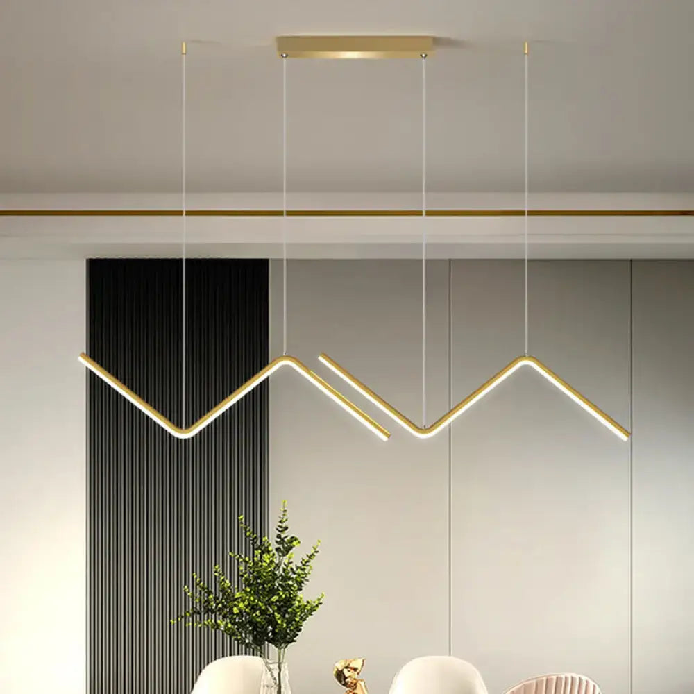 Black Gold Metal Lamp