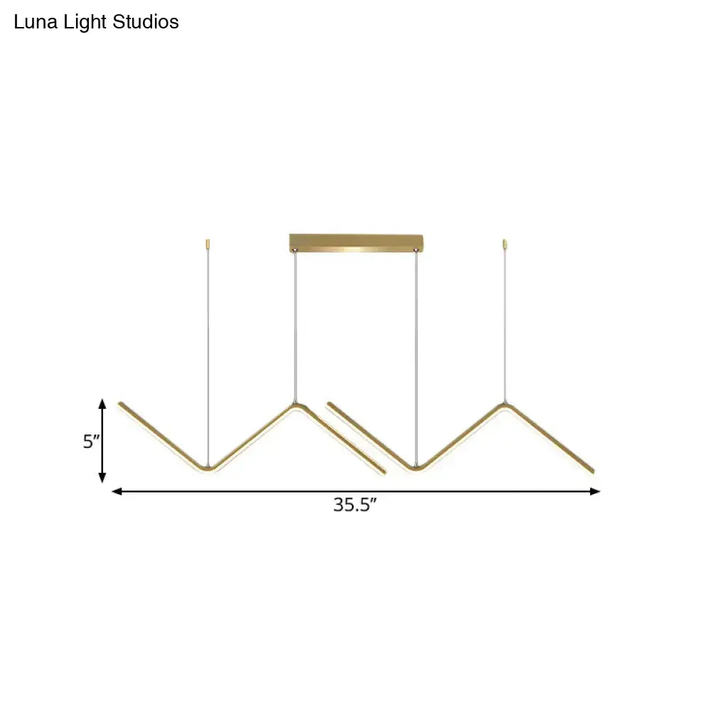 Black Gold Metal Lamp