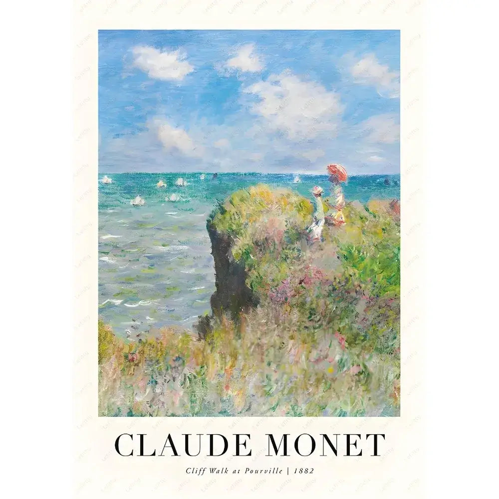 Monet Wildflower Poster Print