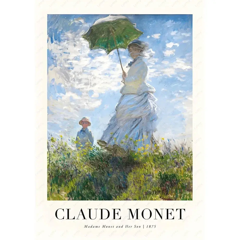 Monet Wildflower Poster Print