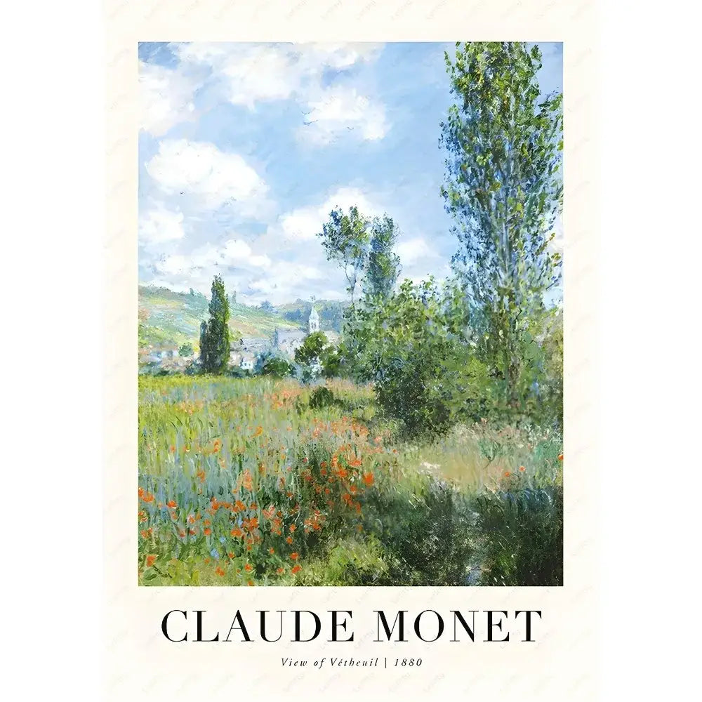 Monet Wildflower Poster Print
