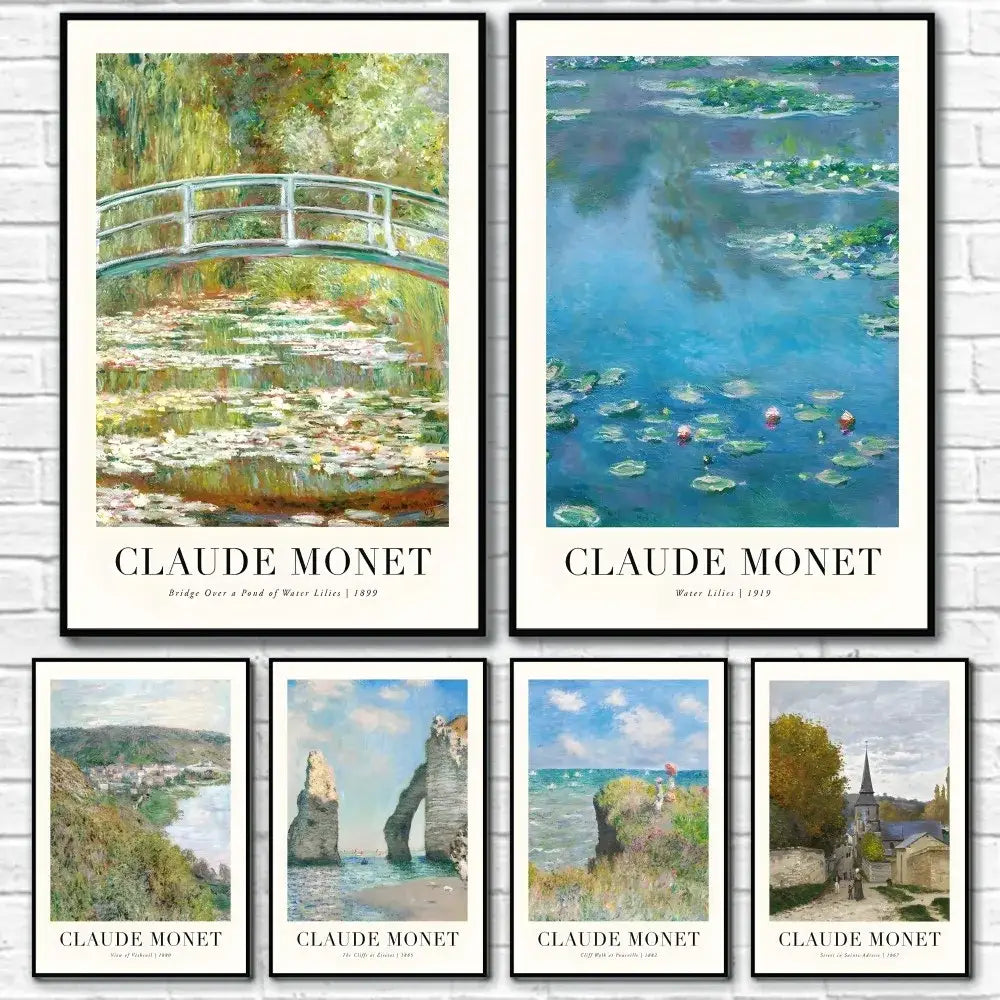 Monet Wildflower Poster Print