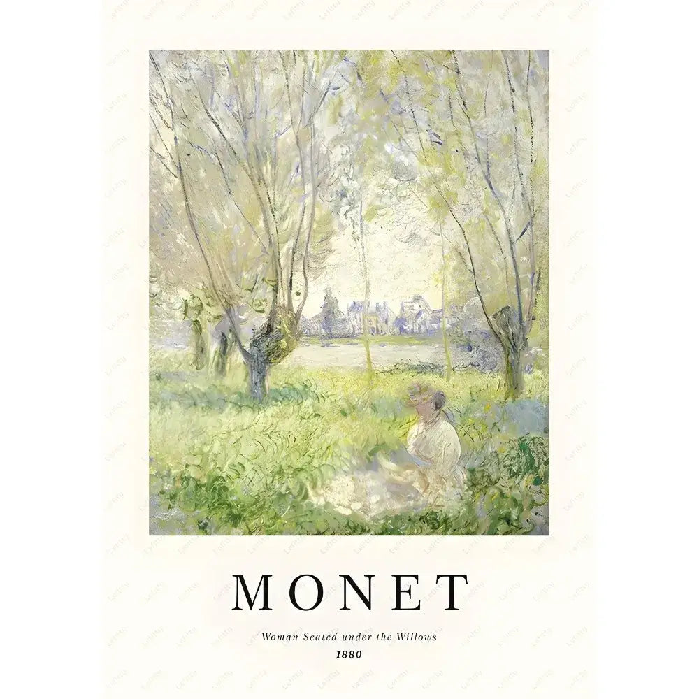 Monet Wildflower Poster Print