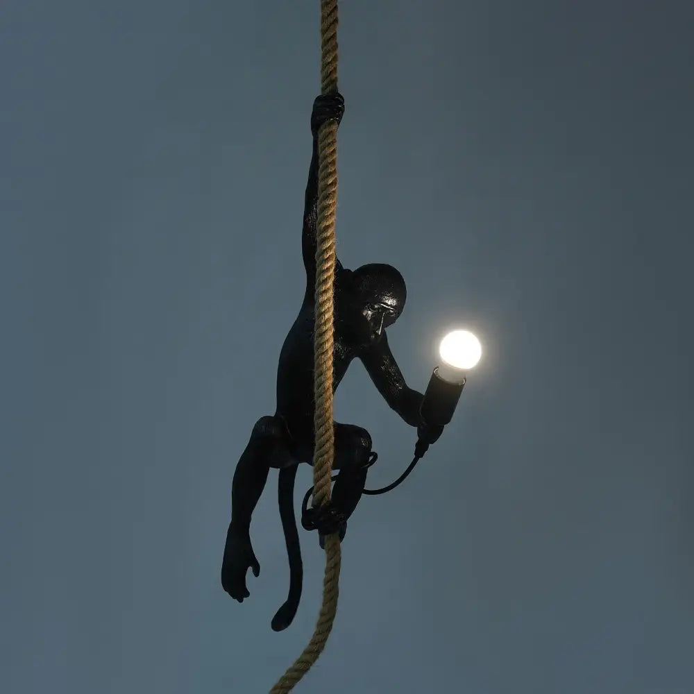 Gold Monkey Pendant Lamp