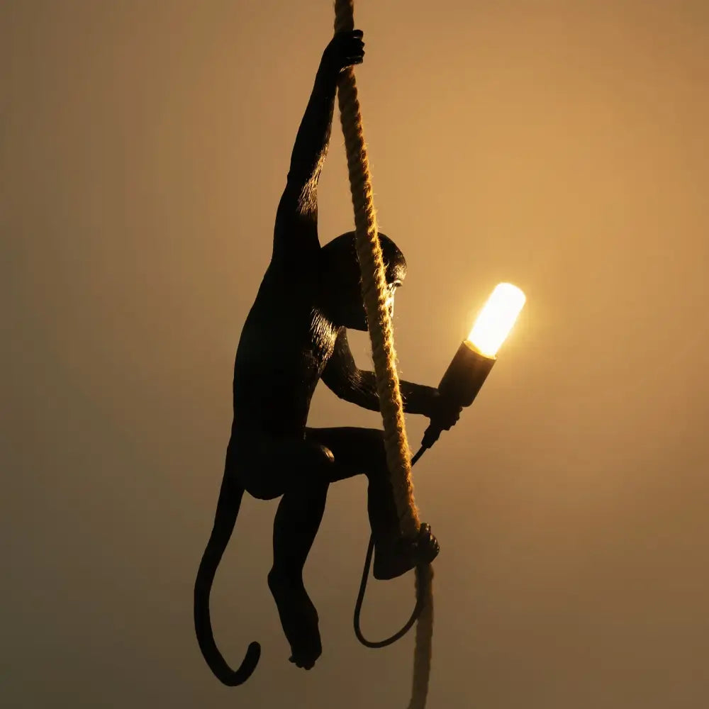 Gold Monkey Pendant Lamp