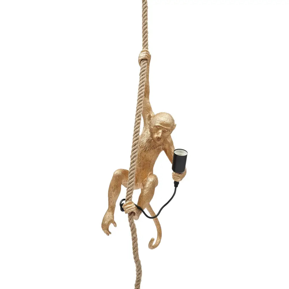 Gold Monkey Pendant Lamp