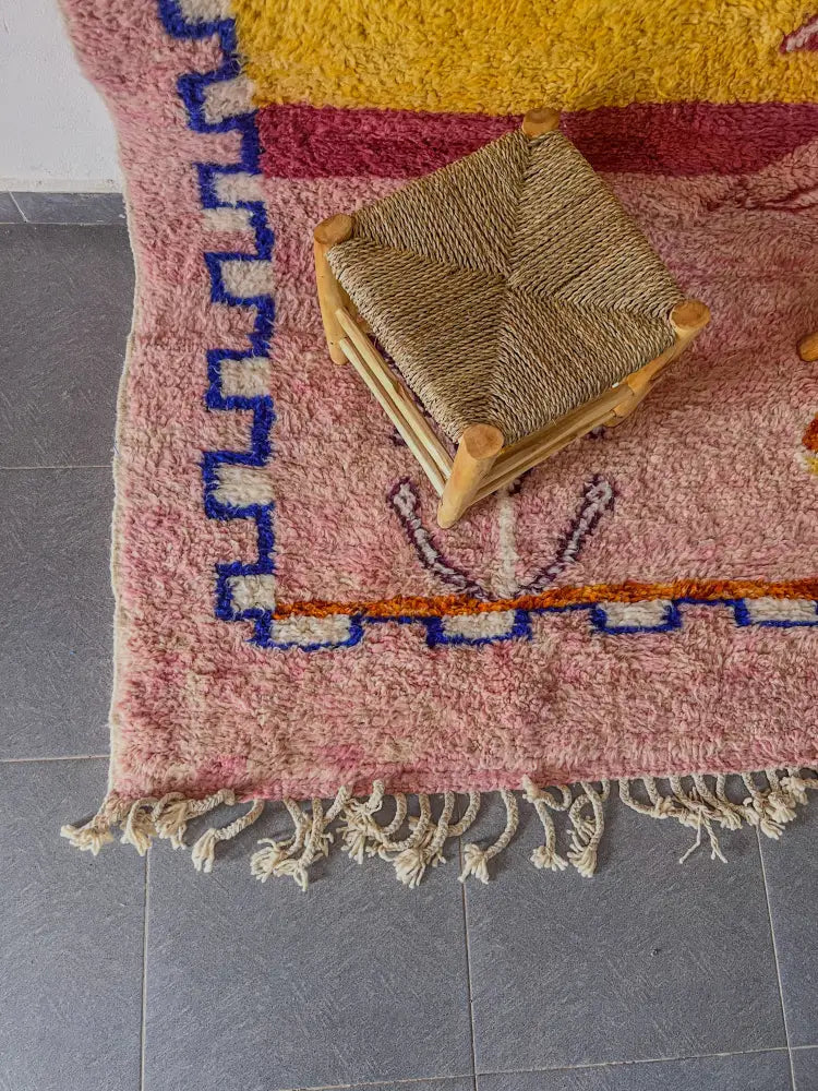 Pink Moroccan Beni Rug
