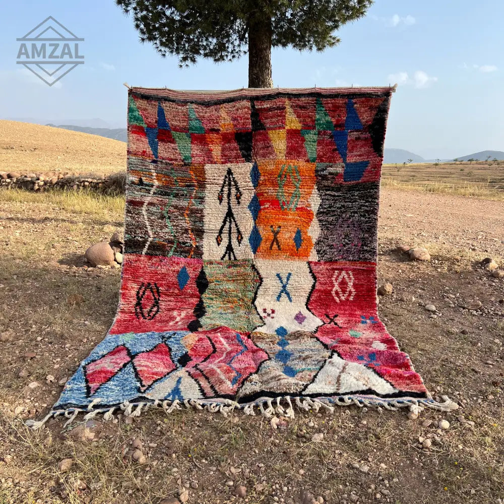 Multicolored Boujaad Wool Rug
