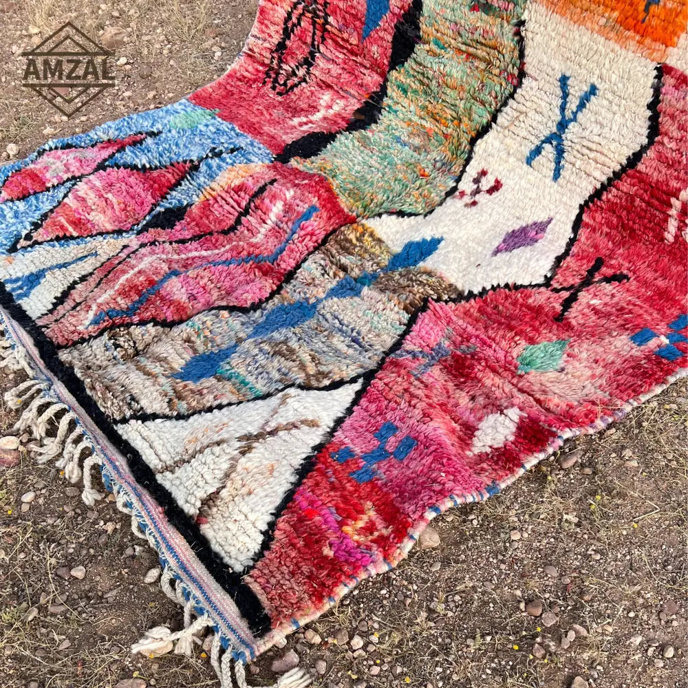 Multicolored Boujaad Wool Rug