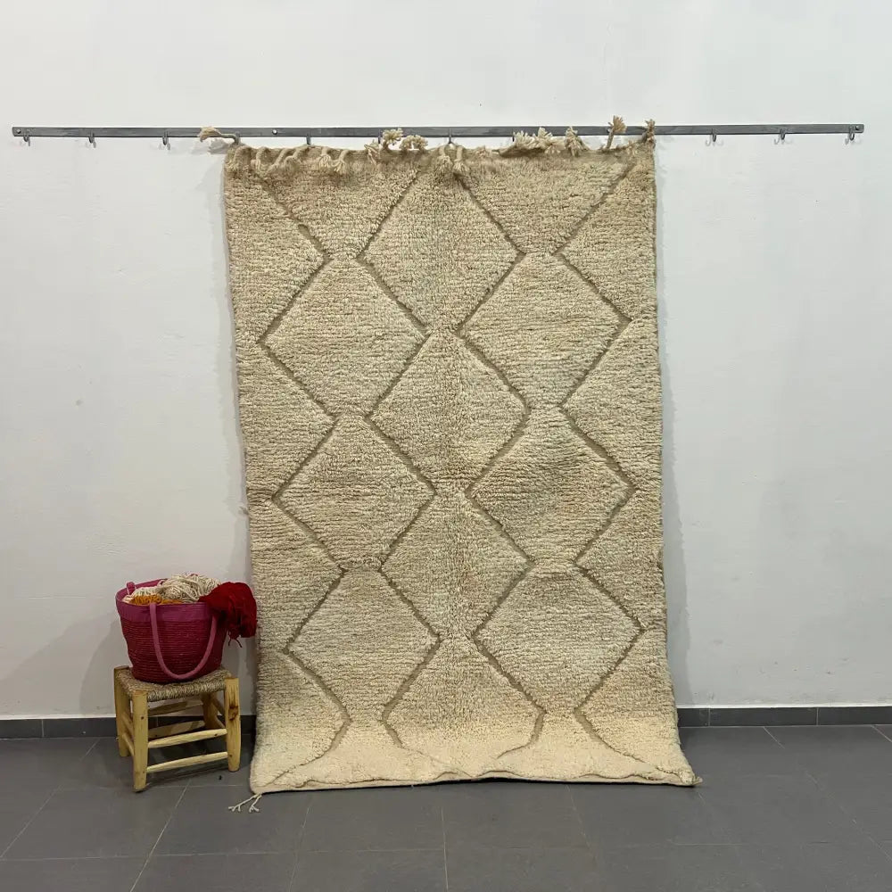 Beige Diamond Rug