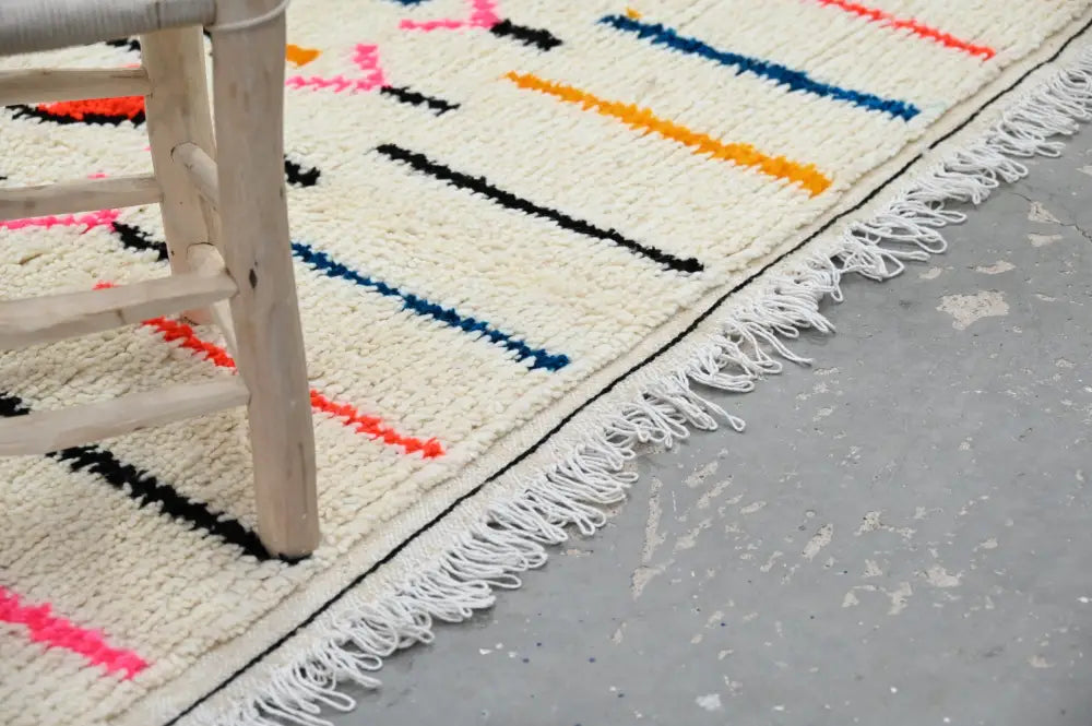 Colorful Cream Azilal Rug