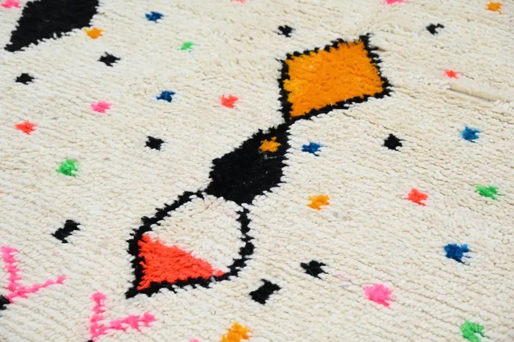 Colorful Cream Azilal Rug