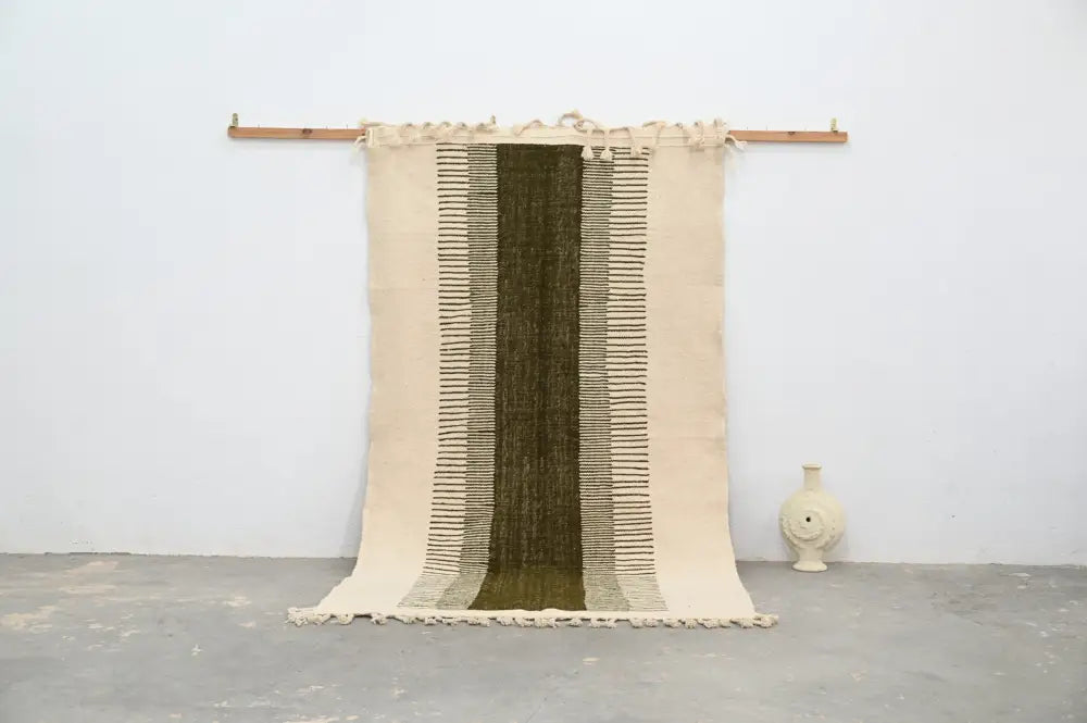 Beige Olive Azilal Rug