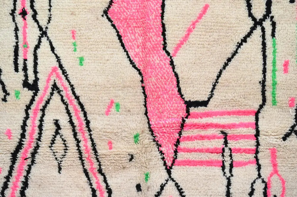 Beige Pink Azilal Rug
