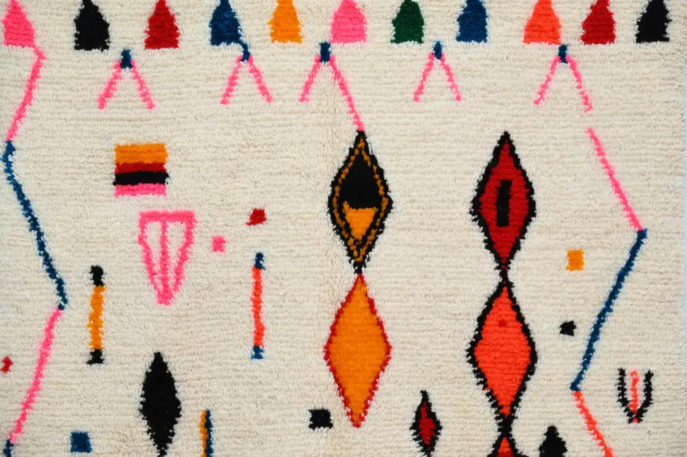 Colorful Geometric Azilal Rug