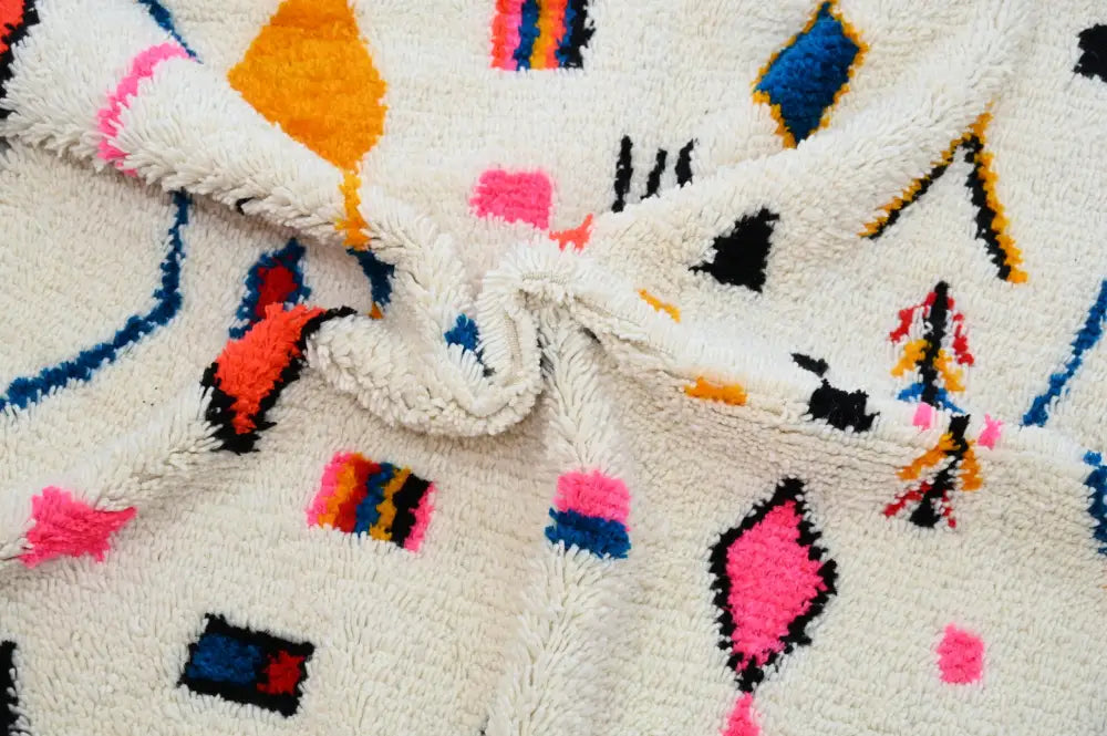 Colorful Geometric Azilal Rug