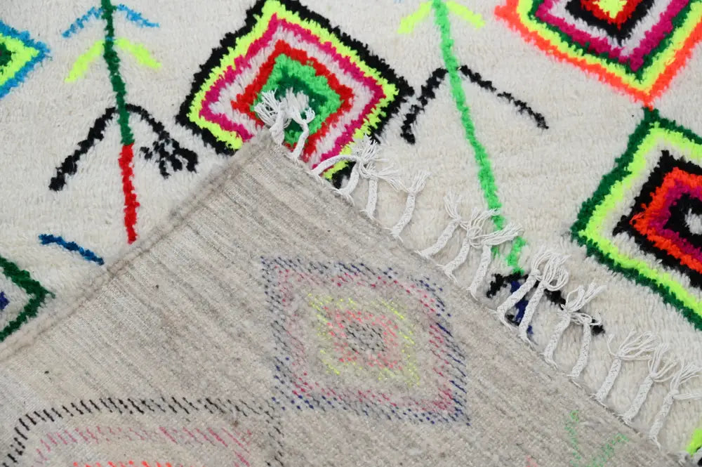Beige Handmade Moroccan Rug