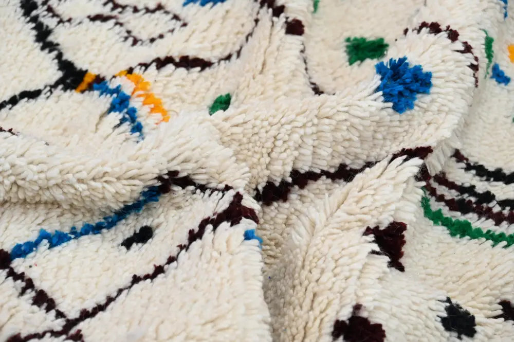 Beige Moroccan Accent Rug