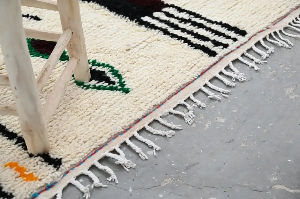 Beige Moroccan Accent Rug