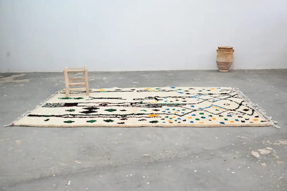 Beige Moroccan Accent Rug