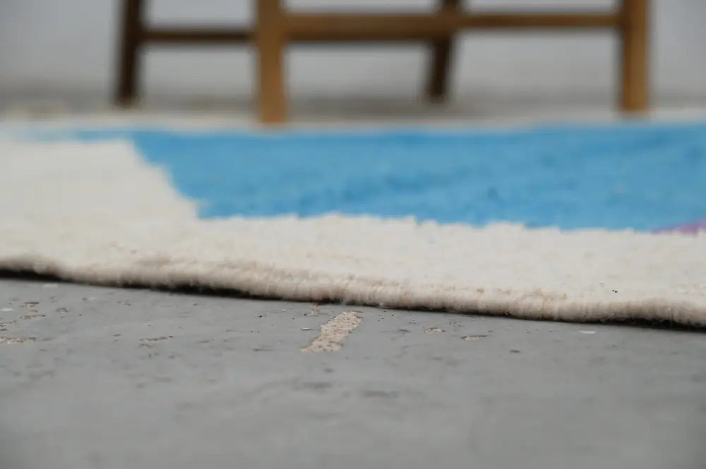 Beige Turquoise Azilal Rug