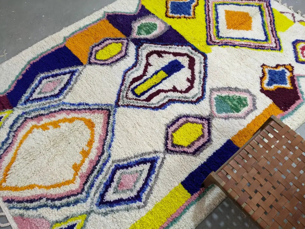 Colorful Azilal Moroccan Rug