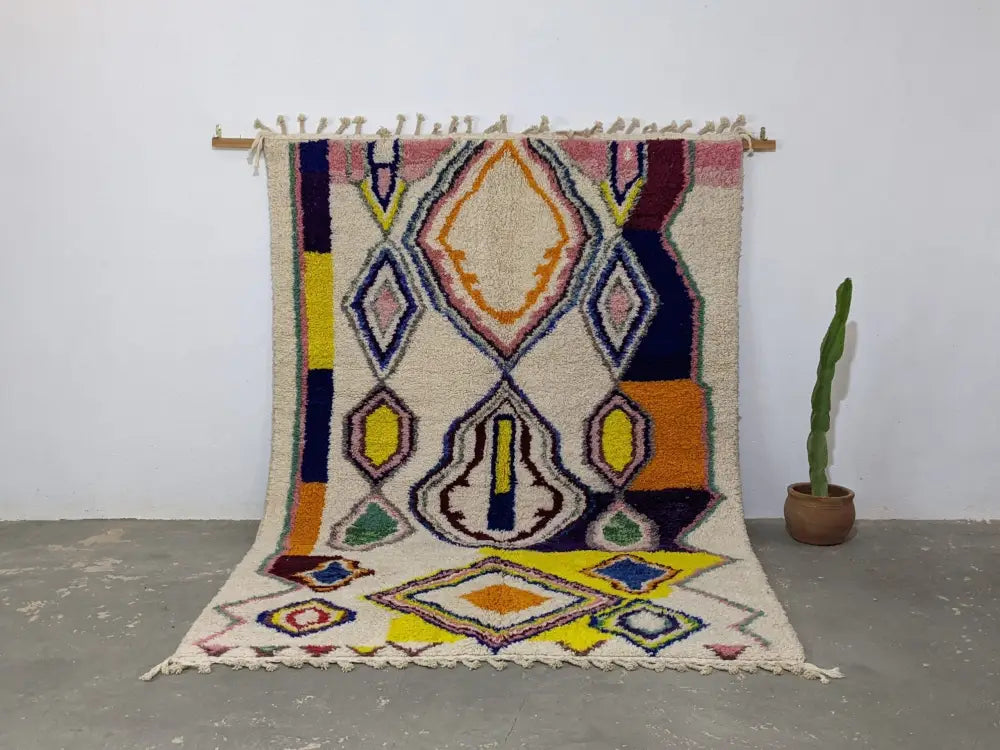 Colorful Azilal Moroccan Rug