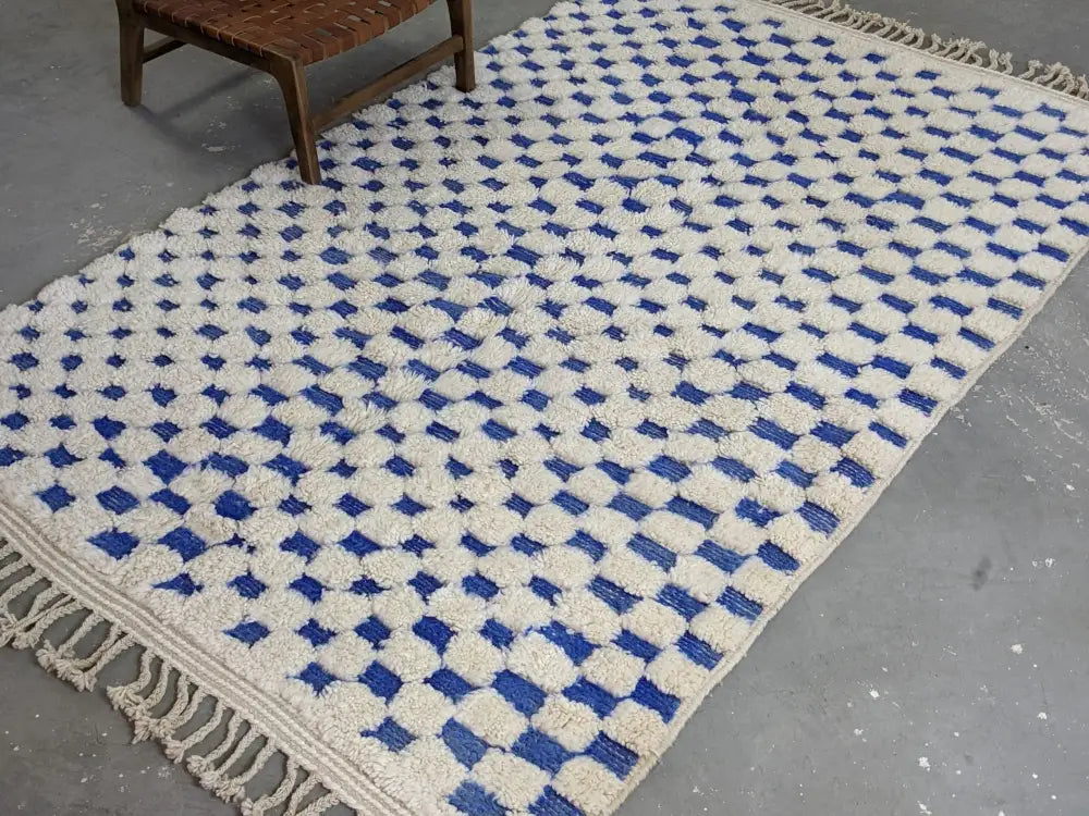 Checkered Moroccan Rug