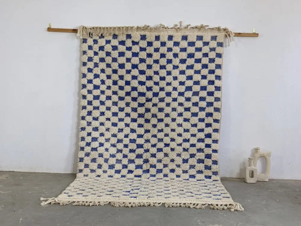 Checkered Moroccan Rug