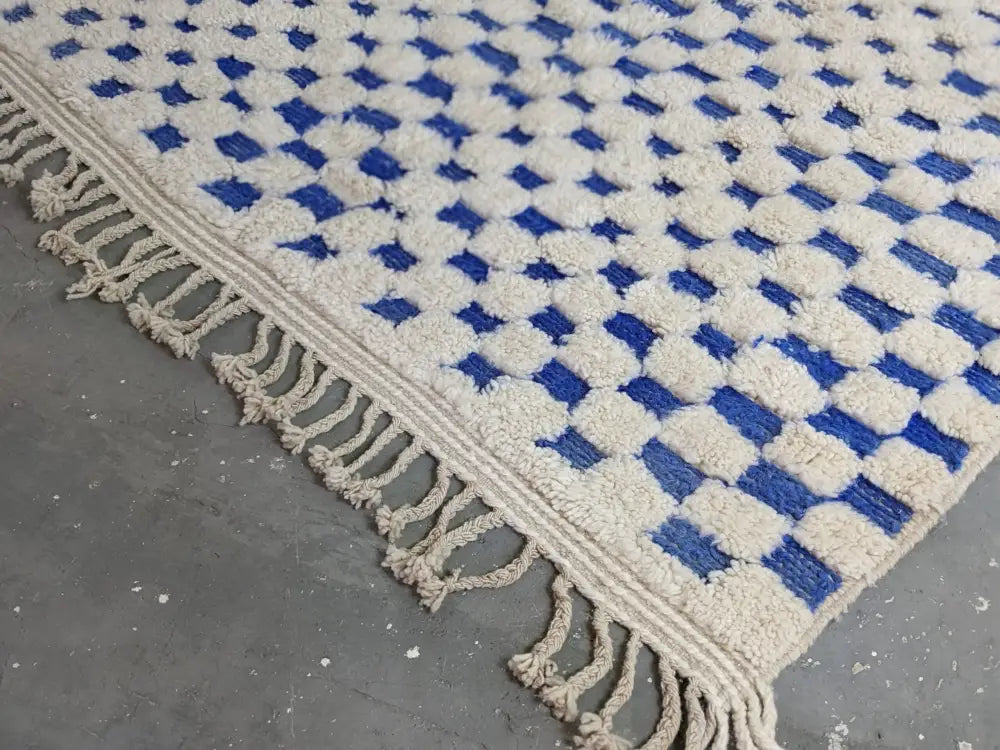 Checkered Moroccan Rug