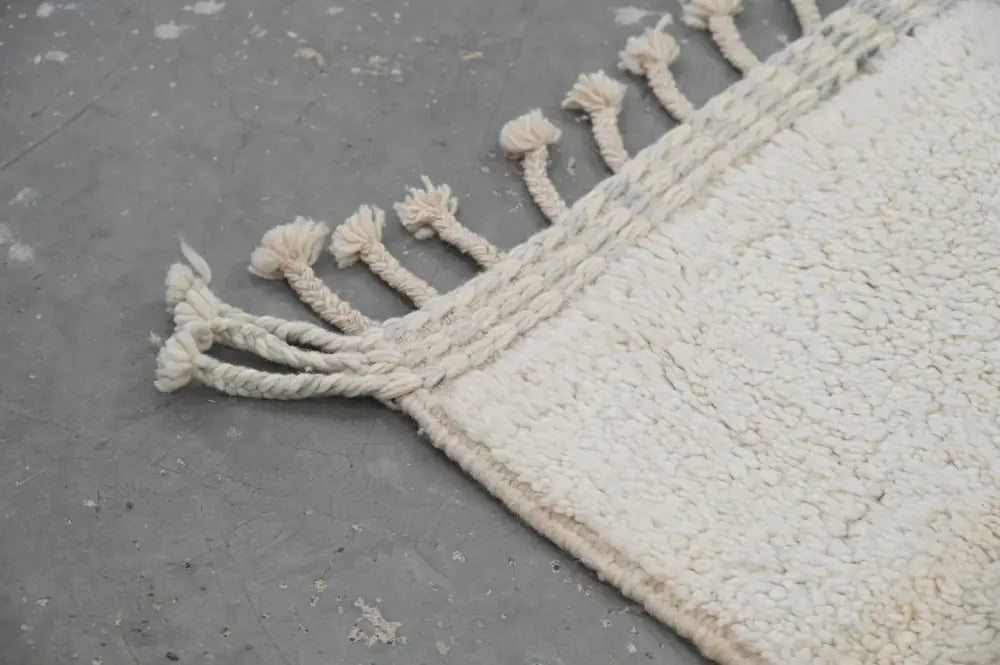 Beige Black Berber Rug
