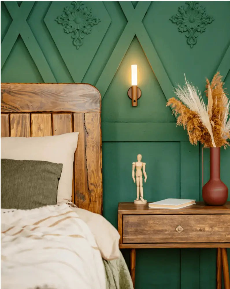 Moroccan Wood Wall Sconce