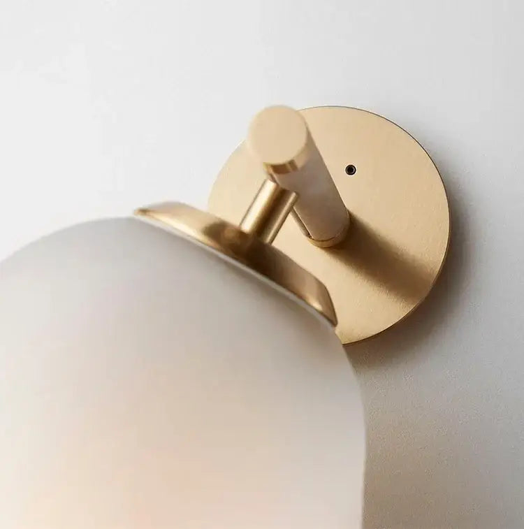 Smoked Glass Wall Sconce