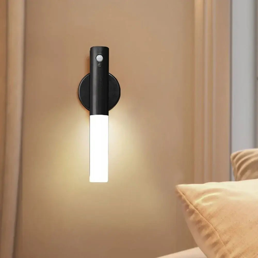 Black Motion Sensor Sconce